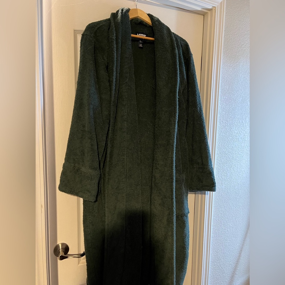 Lands End Men’s Terrycloth Bathrobe,